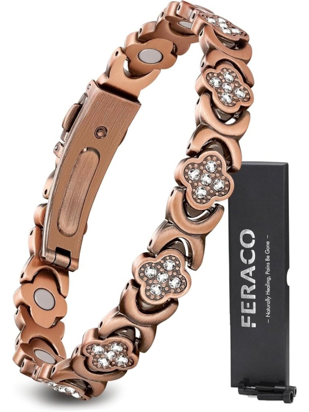 Ultra Strength Magnetic Copper Bracelet for Women | Stylish & Durable Design